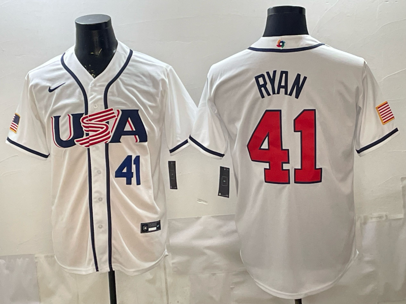 Men 2026 World cup white MLB Nike jersey 0052